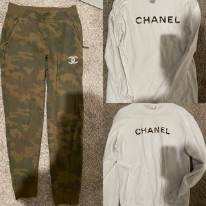 3 piece "INSPIRED" sweatset. See caption for sizing!